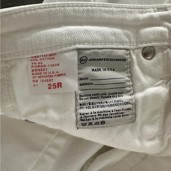 AG Jeans, white, size 25 - Picture 4 of 7